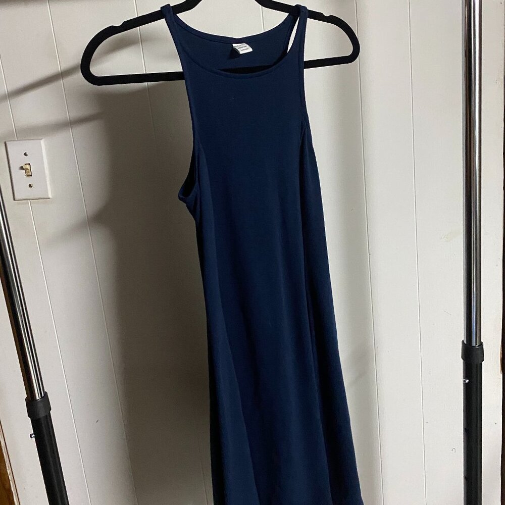 Old Navy Casual Navy Blue Dress
